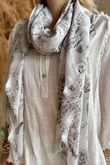 Laundry B Paisley Scarf Mono /5 